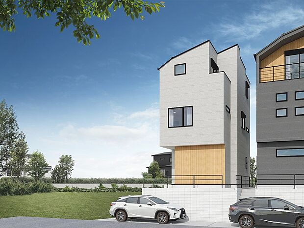 外観)完成予想図(外観)