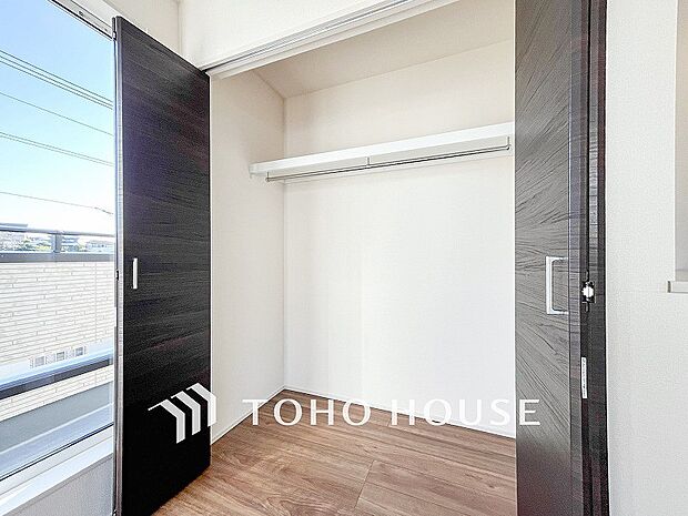 暮らし心地を大きく左右する収納を適材適所に配置。