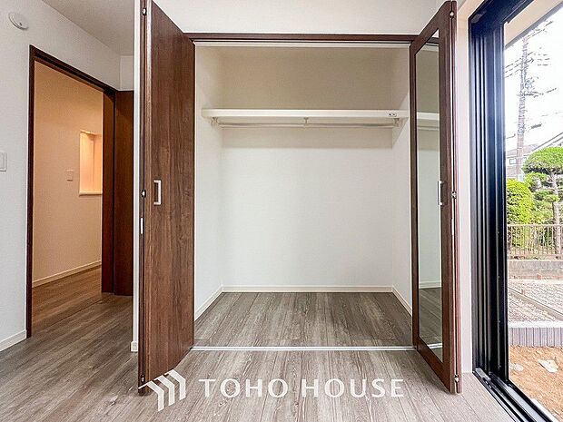 暮らし心地を大きく左右する収納を適材適所に配置し、使い勝手を考慮しました。