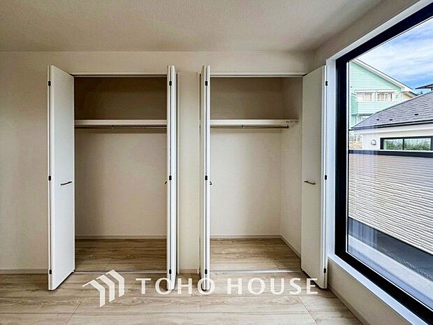 暮らし心地を大きく左右する収納を適材適所に配置し、使い勝手を考慮しました。