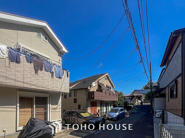 開放的で気持ちの良い眺望と青い空を満喫できます。