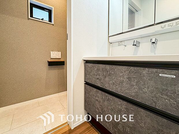 清潔感のあるカラーで統一されたプライベート空間。