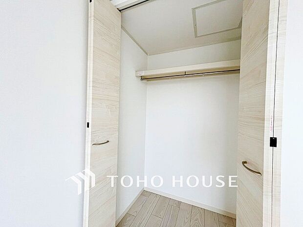 大容量の収納スペースで住空間はスッキリ広々。