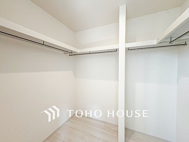 大容量の収納スペースで住空間はスッキリ広々。