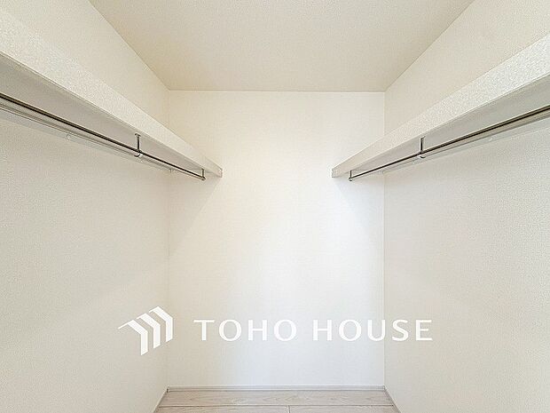 大容量の収納スペースで住空間はスッキリ広々。