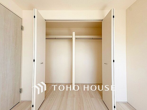 大容量の収納スペースで住空間はスッキリ広々。