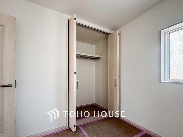 大容量の収納もあり、生活しやすい居住スペース。