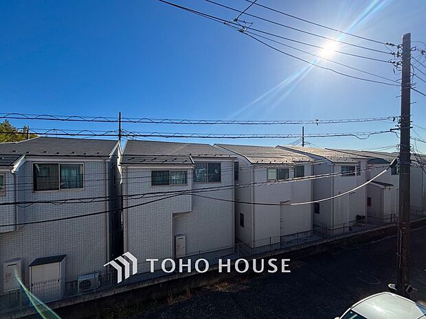 開放的で気持ちの良い眺望と青い空を満喫できます。