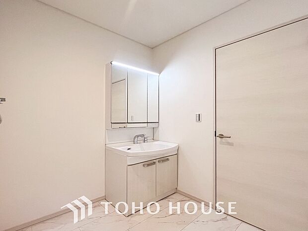 清潔感のあるカラーで統一されたプライベート空間。