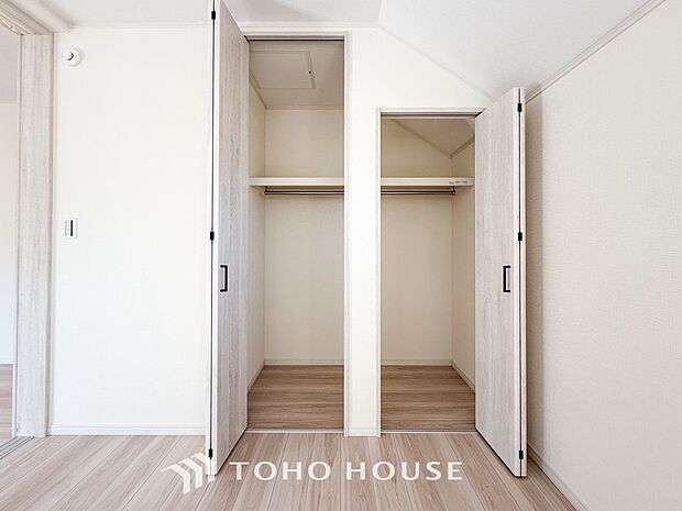 暮らし心地を大きく左右する収納を適材適所に配置。