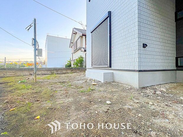 毎日の暮らしの中に癒しを与えてくれるお庭スペース