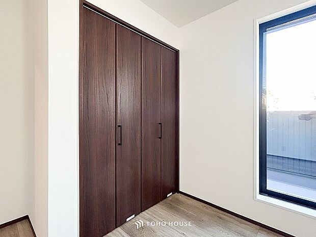 暮らし心地を大きく左右する収納を適材適所に配置し、使い勝手を考慮しました。