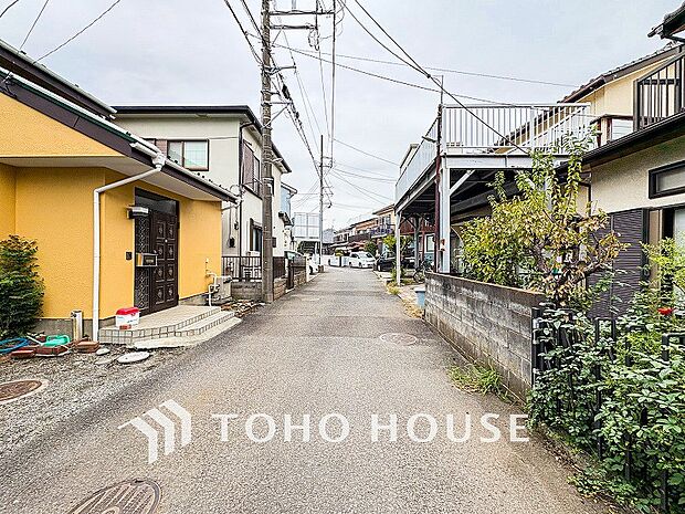 毎日のお散歩も快適な、緑に恵まれた閑静な住宅地。
