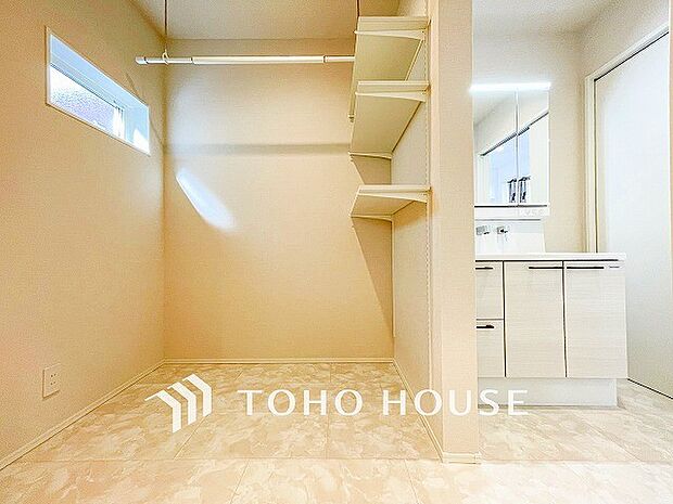 清潔感のあるカラーで統一されたプライベート空間。