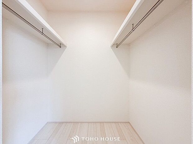 大容量の収納スペースで住空間はスッキリ広々。