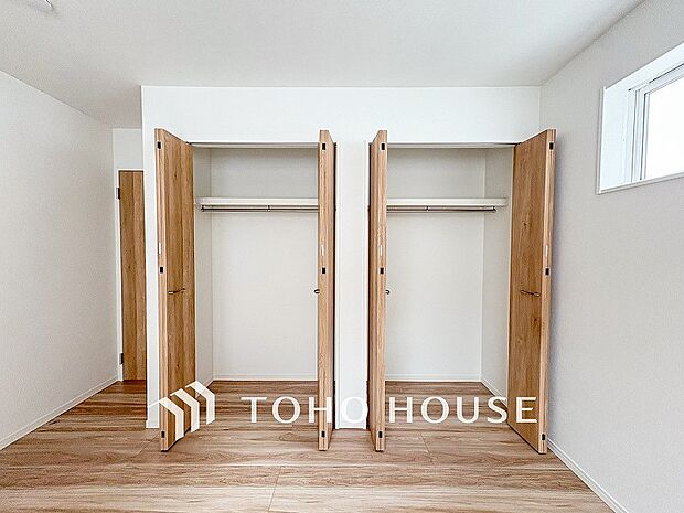 暮らし心地を大きく左右する収納を適材適所に配置し、使い勝手を考慮しました。