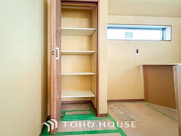 住まいの快適性を左右する収納は欲しい場所に使い勝手のよい収納を確保しています。