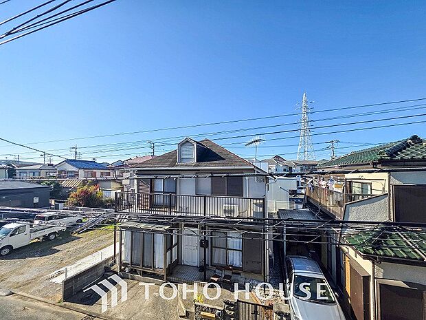 開放的で気持ちの良い眺望と青い空を満喫できます。