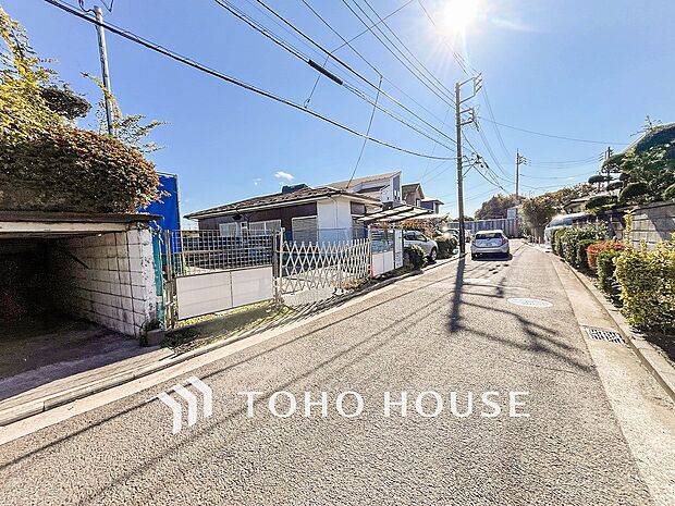 毎日のお散歩も快適な、緑に恵まれた閑静な住宅地。