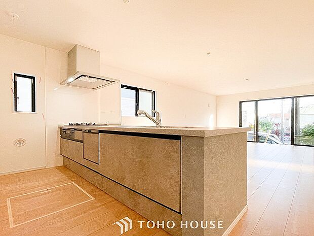 家族の健康を支えるキッチン。毎日使う場所だから気持よく使えて、居心地の良い空間に。