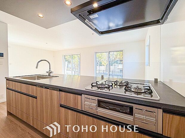 家族の健康を支えるキッチン。毎日使う場所だから気持よく使えて、居心地の良い空間に。