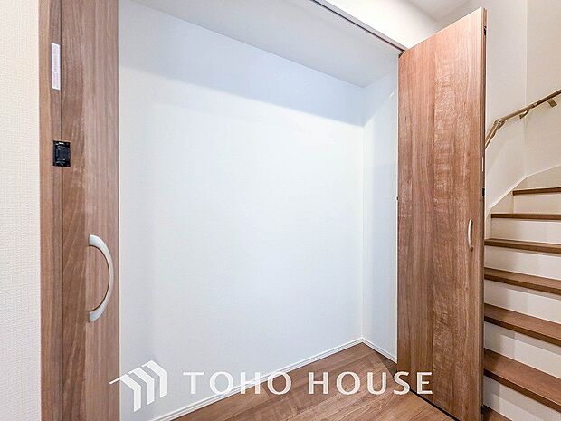 暮らし心地を大きく左右する収納を適材適所に配置し、使い勝手を考慮しました。