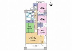 間取図画像 4LDK