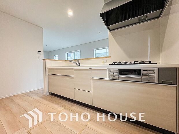 家族の健康を支えるキッチン。毎日使う場所だから気持よく使えて、居心地の良い空間に。