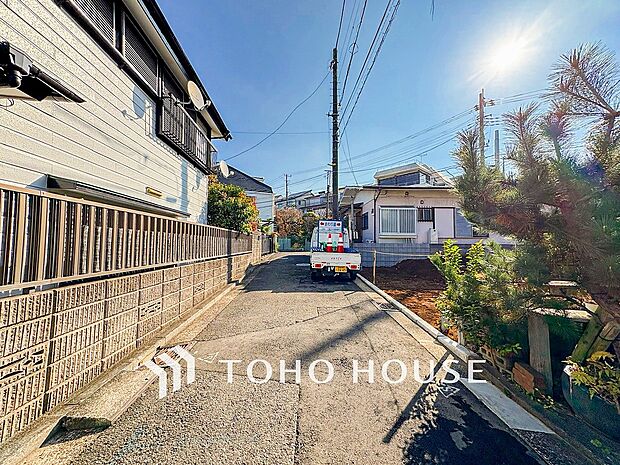 落ち着きのある閑静な住宅街。きっとここからご家族のかけがえのない想い出が作られることでしょう。