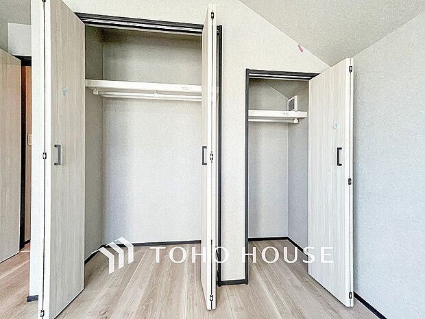 大容量の収納スペースで住空間はスッキリ広々。