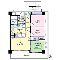 間取図画像 3LDK
