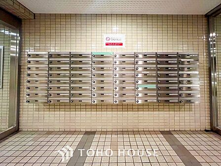 取り出しやすい郵便受け。