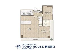 タック三ツ境 2LDKの間取図画像