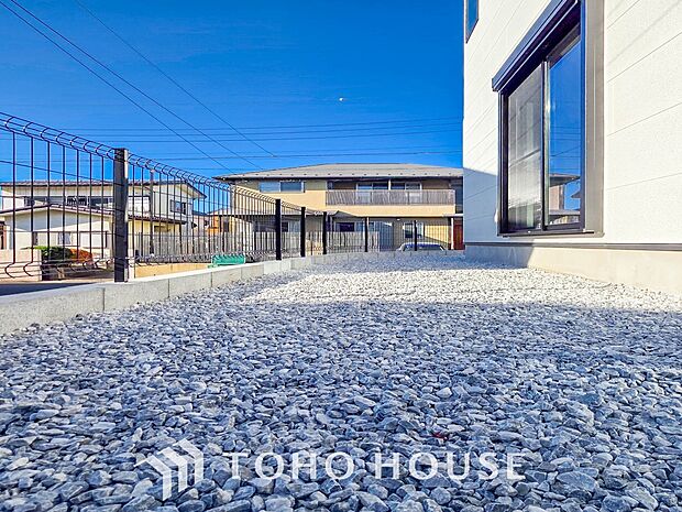 毎日の暮らしの中に癒しを与えてくれるお庭スペース