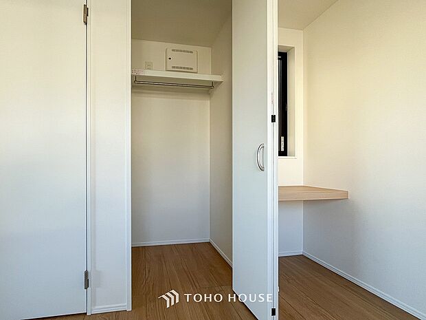 暮らし心地を大きく左右する収納を適材適所に配置し、使い勝手を考慮しました。