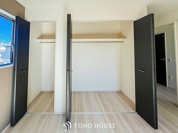 暮らし心地を大きく左右する収納を適材適所に配置し、使い勝手を考慮しました。