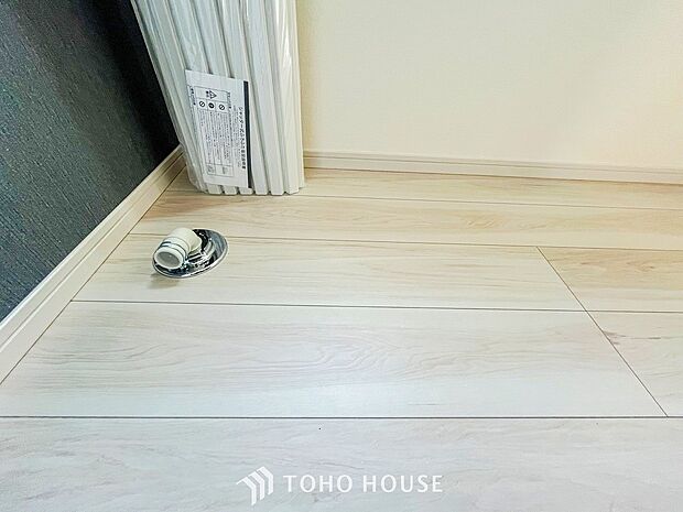 洗濯機を配置しても十分なスペースを確保しております。