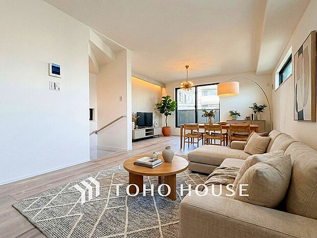 落ち着いた雰囲気に包まれた伸びやかな空間で、ゆったりと家族団らんの時間を ※家具等はCGです。