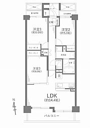 間取図画像 3LDK