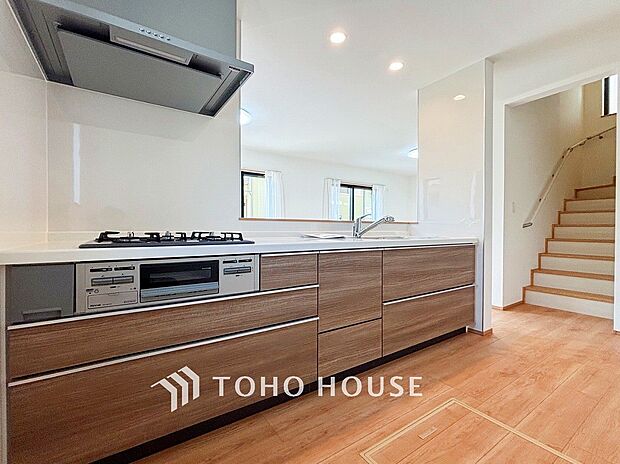 家族の健康を支えるキッチン。毎日使う場所だから気持よく使えて、居心地の良い空間に。