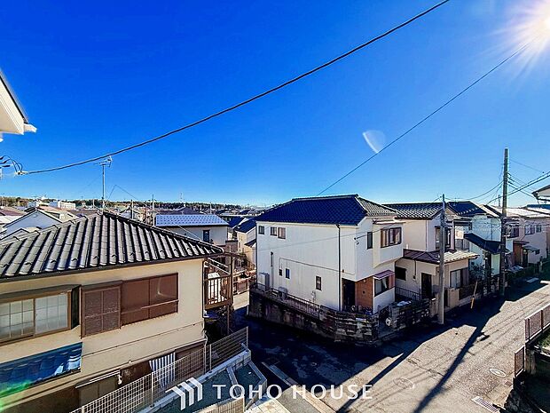 開放的で気持ちの良い眺望と青い空を満喫できます。