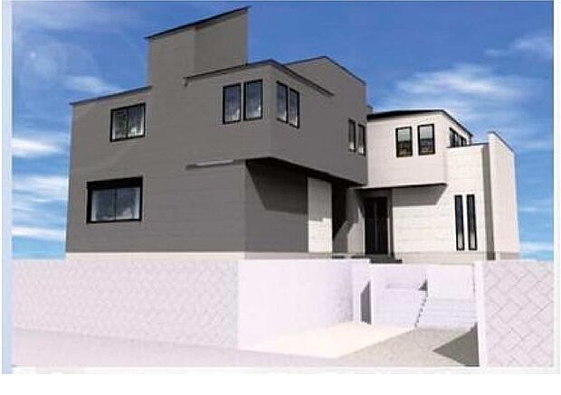 外観)完成予想図(外観)