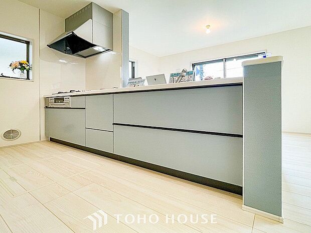 家族の健康を支えるキッチン。毎日使う場所だから気持よく使えて、居心地の良い空間に。