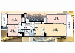 間取図画像 3LDK