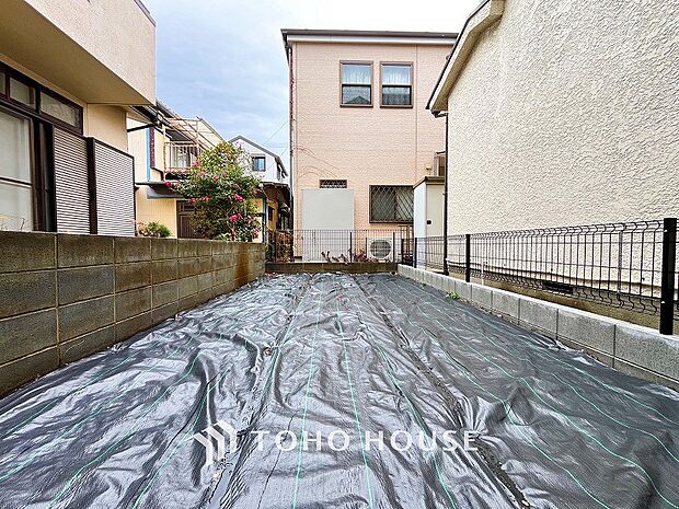 毎日の暮らしの中に癒しを与えてくれるお庭スペース。