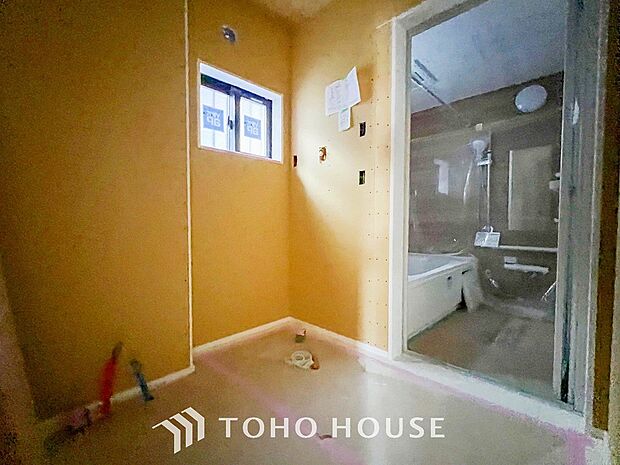 ご家族の1日が始まり、1日の終わりを締めくくる洗面空間。