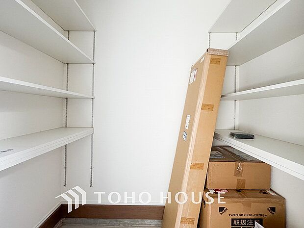 シューズインクローゼット完備でたくさんの靴をしっかり収納。