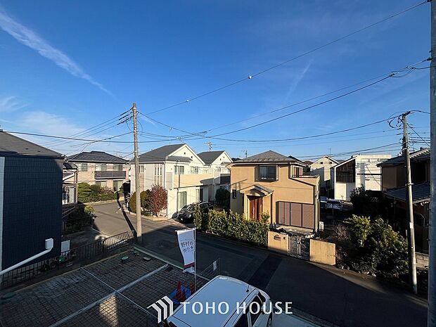 開放的で気持ちの良い眺望と青い空を満喫できます。