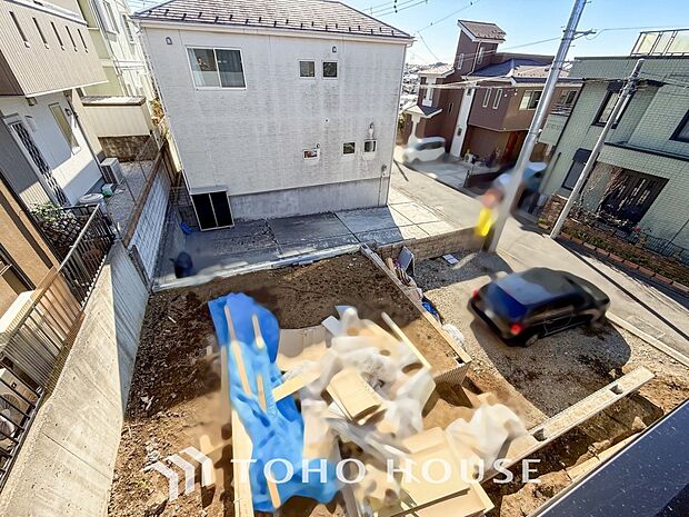 毎日の暮らしの中に癒しを与えてくれるお庭スペース。