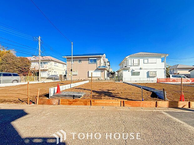 敷地内に駐車スペース確保。日々の暮らしをスムーズに。